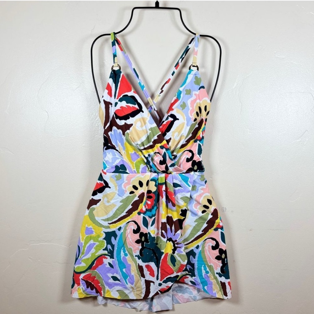 Anne Cole Multicolor Floral One Piece Swimsuit